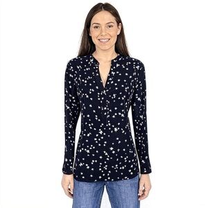 Gianni bini Star Print Top Black & White Size XS